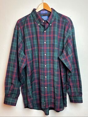 VTG Sir Pendleton Men’s XL Mactaggart Tartan Button-Down Long-Sleeve Shirt‎